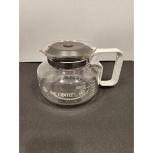 Mr Coffee 10 Cup Glass Replacement Pot - White
